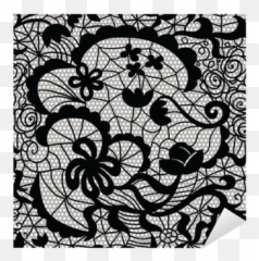 Lace Vector Fabric Seamless Pattern With Roses Sticker U2022 Pixers - We live change Circle png