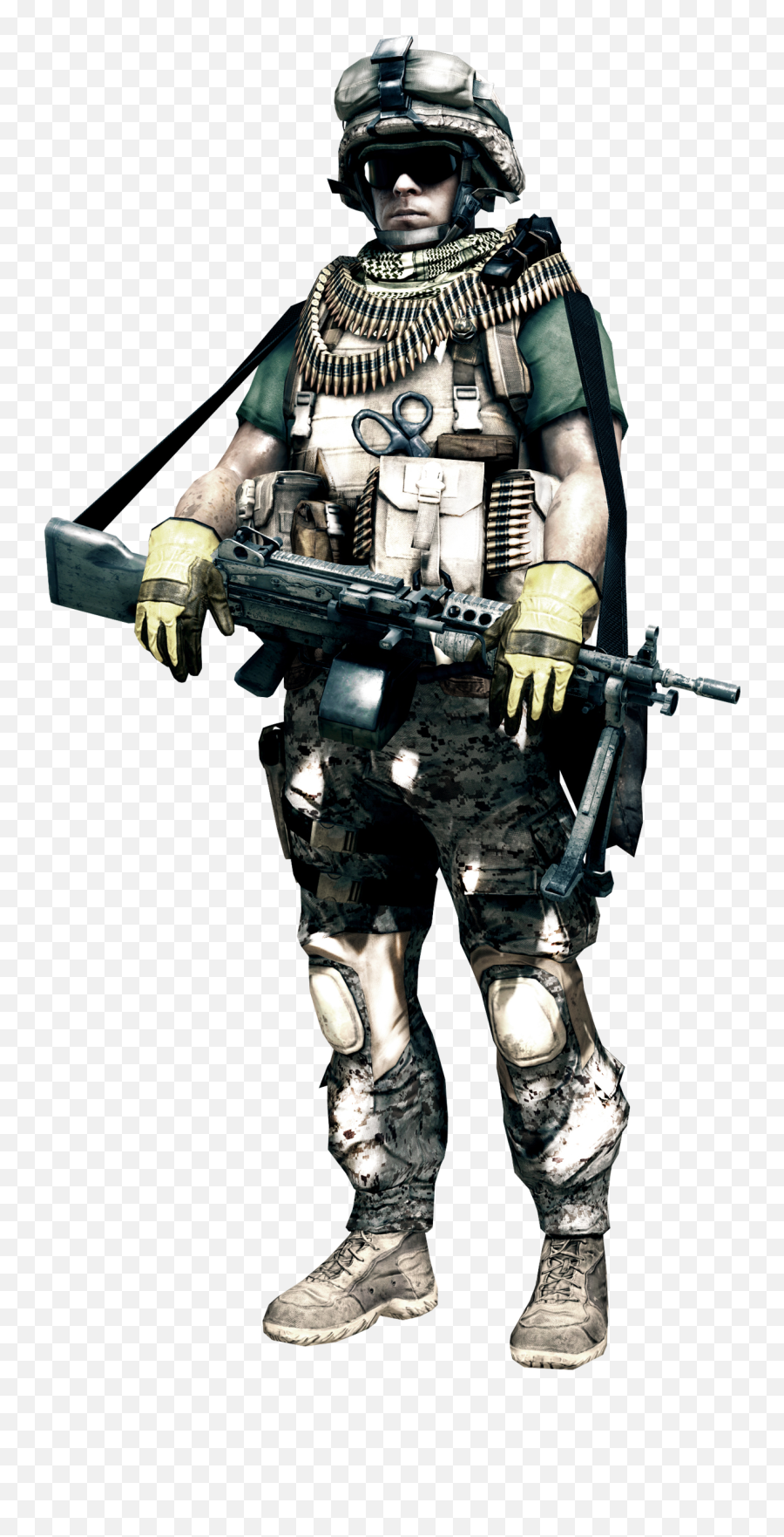 Download Battlefield Armour Soldier Hq Image Free Png - Battlefield 3 Support Class,Soldier Transparent