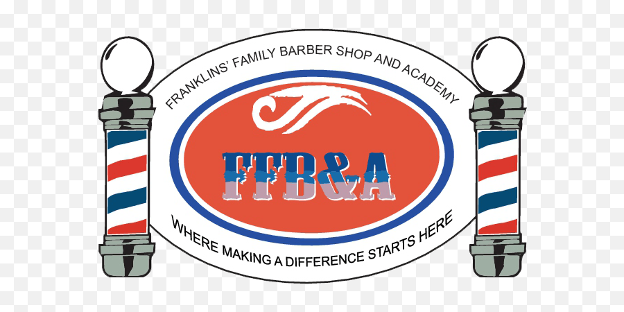 Download Hd Franklinsu0027 Family Barbershop - Barber Shop Logo Barber Pole Png,Barbershop Logo