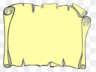 Scroll Yellow Roll - Paper Border Design Landscape Png,Vintage Paper Png