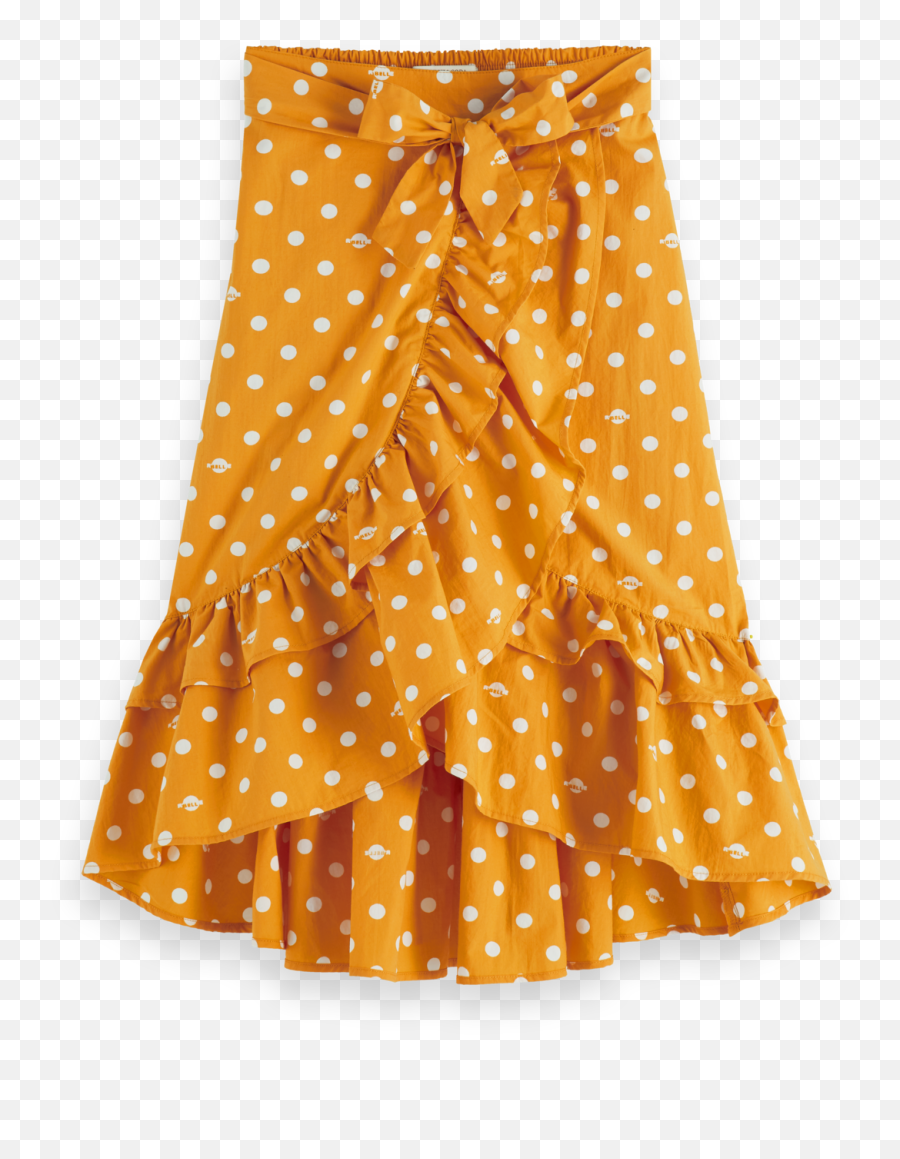 Polka Dot Wrap Skirt Png Pattern