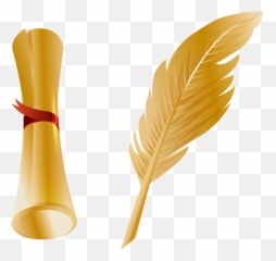 Paper Quill Pen Feather - Pluma At Papel Png Full Size Png Paper And Feather Pen Logo Png,Quill Png