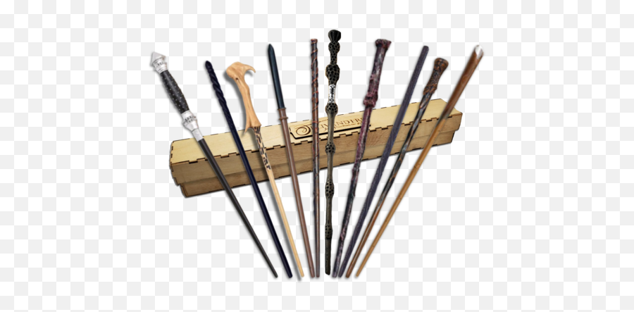Harry Potter Cosplay Muggle Wands And Custom Wand Boxes - Makeup Brushes Png,Harry Potter Wand Png