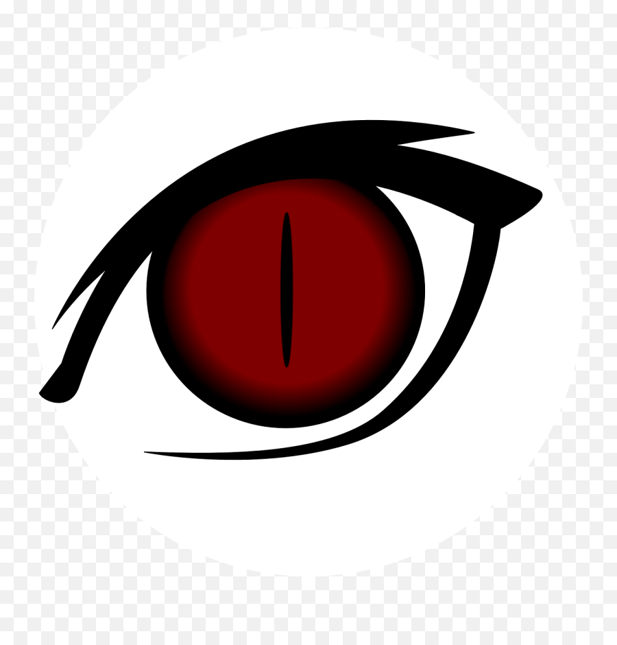 Red Eyes Clipart Festival - Red Anime Eyes Png,Red Eyes Transparent
