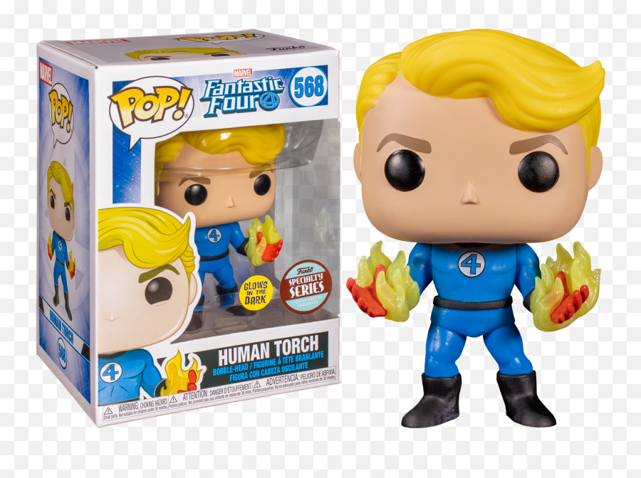 Fantastic Four Funko Human Torch - Human Torch Specialty Series Funko Png,Human Torch Png