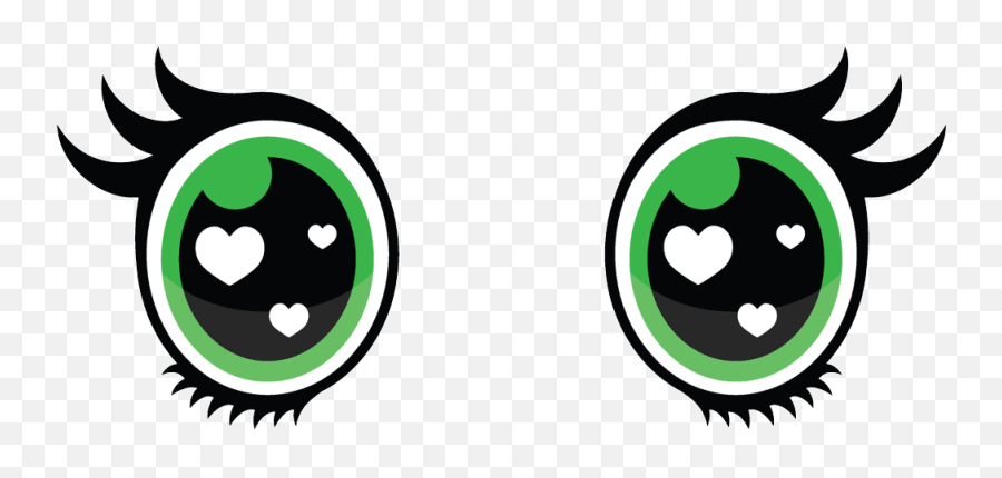 Ojos Verdes Kawaii Png - Cute Eyes Clipart,Kawaii Eyes Png