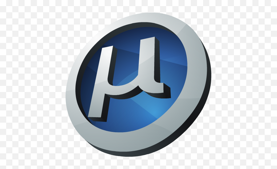 Blue Utorrent Icon Png Transparent - Utorrent Icon,Utorrent Logo