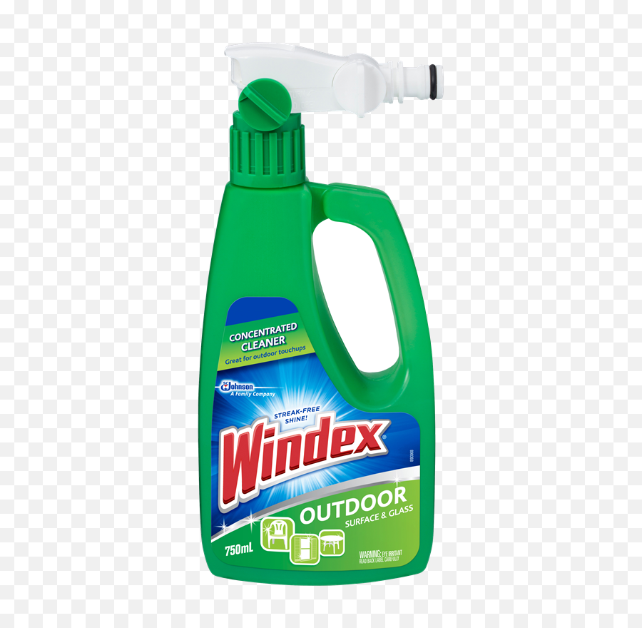 Windex 750ml Outdoor Surface And Glass - Toilet Bowl Cleaner Png,Windex Png