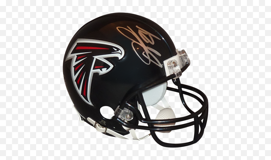 Devonta Freeman Autographed Atlanta - Atlanta Falcons Png,Falcons Helmet Png