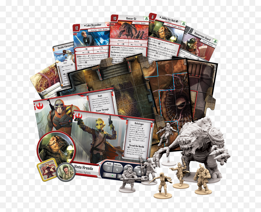 Jabbas Realm Expansion And Jabba The - Star Wars Imperial Assault Jabba Realm Png,Jabba The Hutt Png