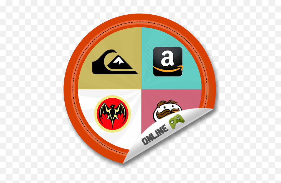 Online Logo Quiz Sticker U2013 Apps - Language Png,100 Pics Quiz Logos