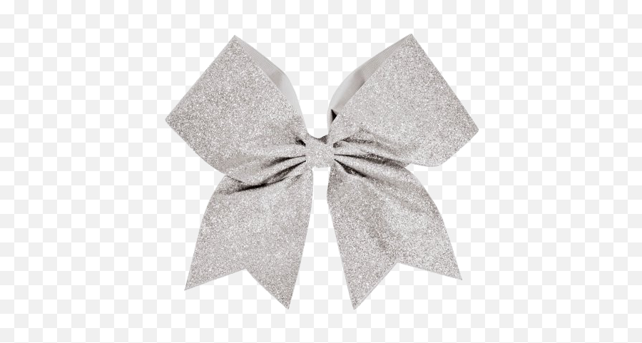 Glitter Bow Ribbon Png Transparent Image Arts - Silver Glitter Cheer Bow,Hair Bow Png
