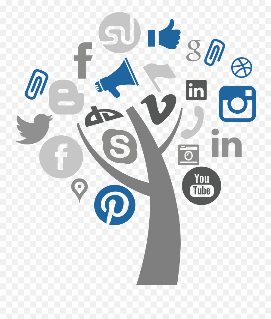 Media Measurement Tree Vector Marketing - Slideshare Presentation On Social Media Png,Presentation Png