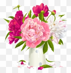 Free Flowers In A Vase Png Download Clip Art - Vase Of Flower Clipart,Vase Png