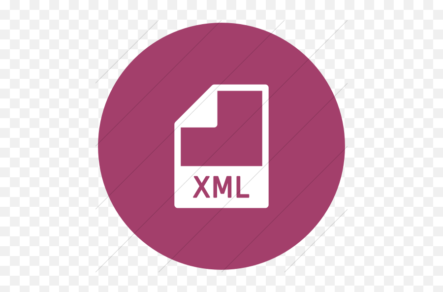 Pink Mime Types Document Xml Icon - Vertical Png,Xml Icon Png