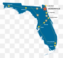Mayo Clinic Florida Map - Jacksonville Florida On Map Png,Florida Map Png