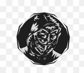 Download Hd Guy Fawkes Maskanonymous Design Transparent Png - Anonymous Logo