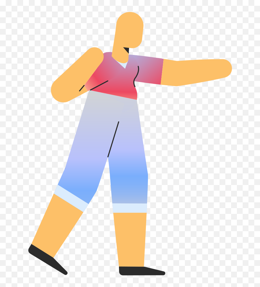Adult In Shorts Pointing Illustration Png Svg - For Running,Person Icon Transparent Background
