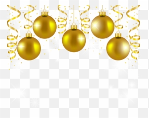 Decor Png And Vectors For Free Download - Dlpngcom Gold Christmas Ornaments Png,Christmas Decor Png