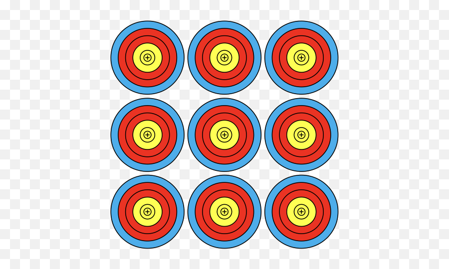 Download Tic Tac Toe Using Vertical 3 - Spot Target Volume Shooting Target Png,Toe Icon