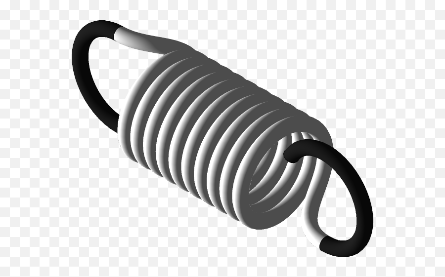 Tension Spring 3d Cad Model Library Grabcad - Solid Png,Spring Coil Icon