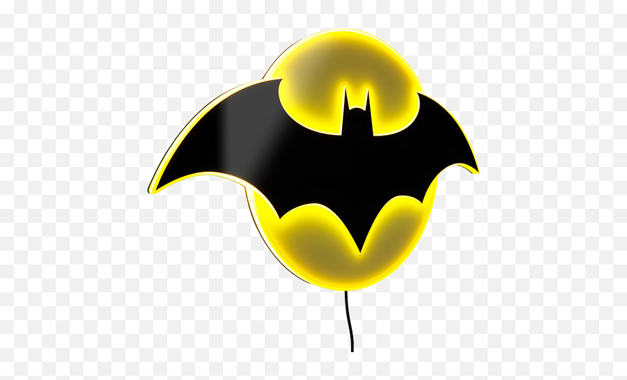 Batman Led Logo Wall Light - Batman Glow Light Png,Batman Icon