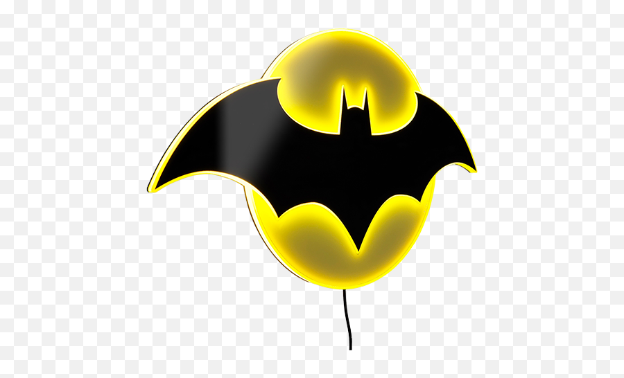 Batman Led Logo Wall Light - Batman Glow Light Png,Batman Icon - free ...