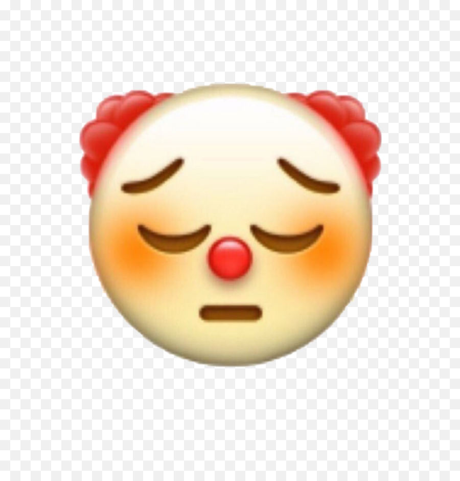 Clown Emoji Niche Meme Sad Funny - Sad Clown Face Emoji Png,Clown Emoji Png