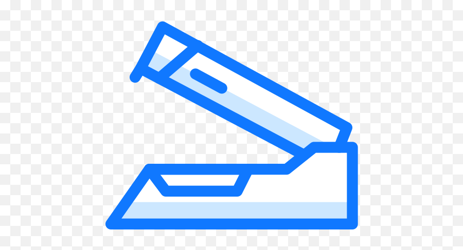 Stapler Icon - Horizontal Png,Office Supplies Icon