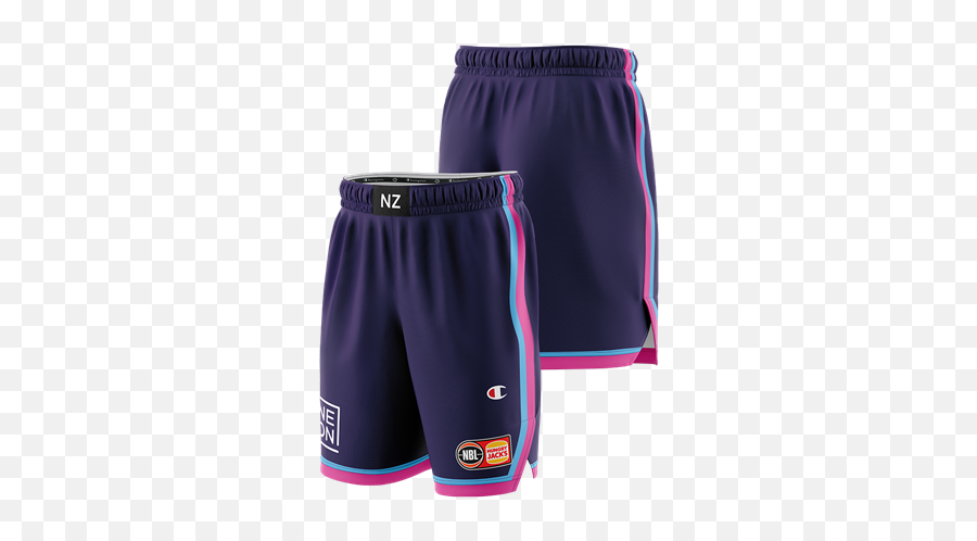 New Zealand Breakers Kidsu0027 Authentic Home Shorts 2020 - Solid Png,Authentic Icon Shorts