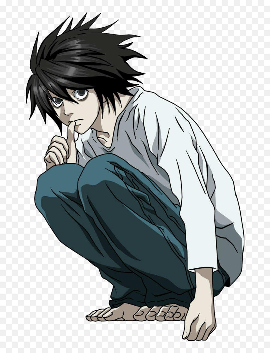 Personajes Anime Png 1 Image - L Anime Death Note,Anime Png Images