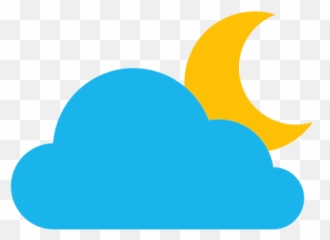 Crescent Half Moon Night Weather Icon - Night Weather Icon Png