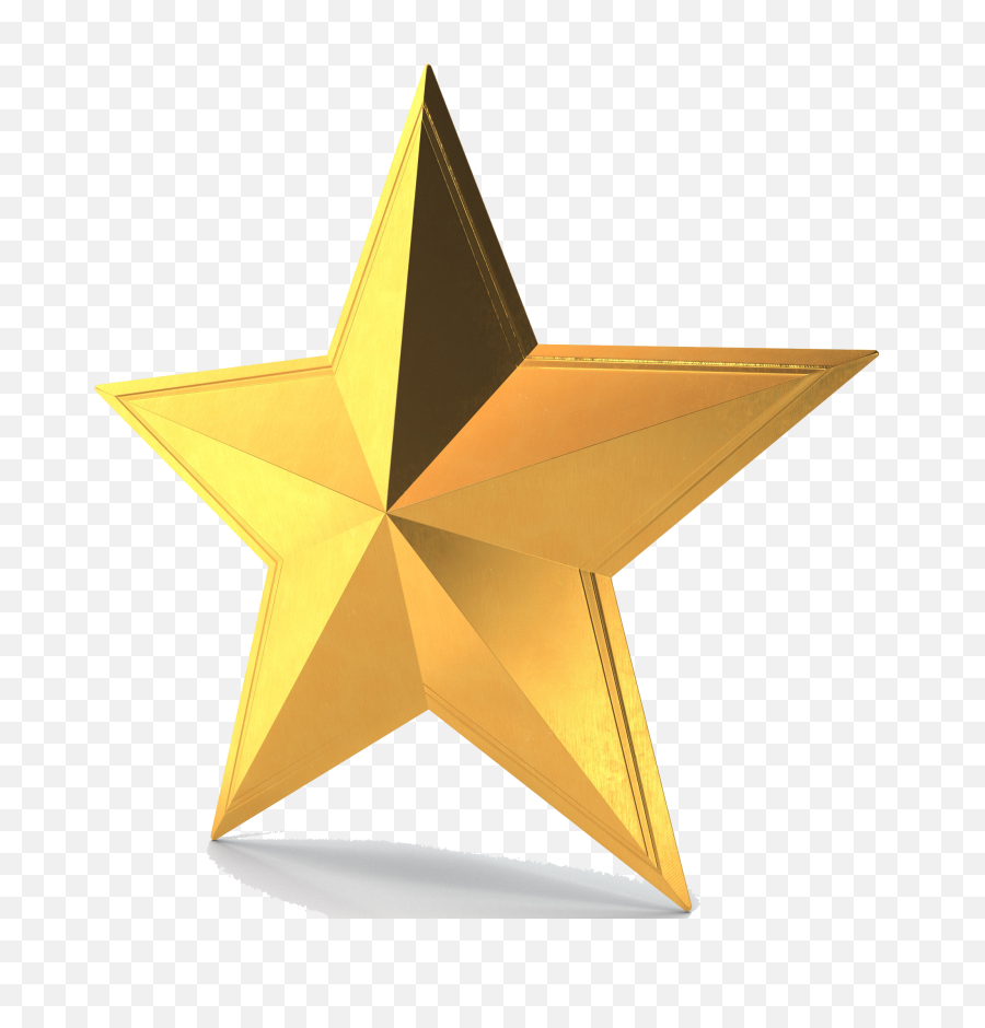 Download Free Png 3d Gold Star Pic - Gold Star Png 3d,3d Star Png