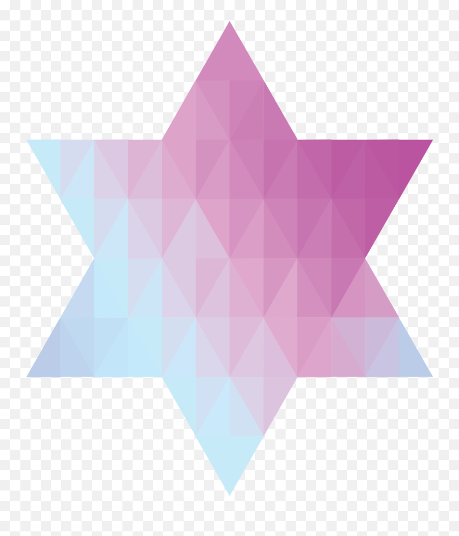 Onlinelabels Clip Art - Geometric Jewish Star Of David Vi Triangle Png,Star Of David Png