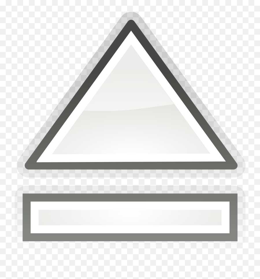 Eject Media Button - Free Vector Graphic On Pixabay Triangle Png,Close Icon Png