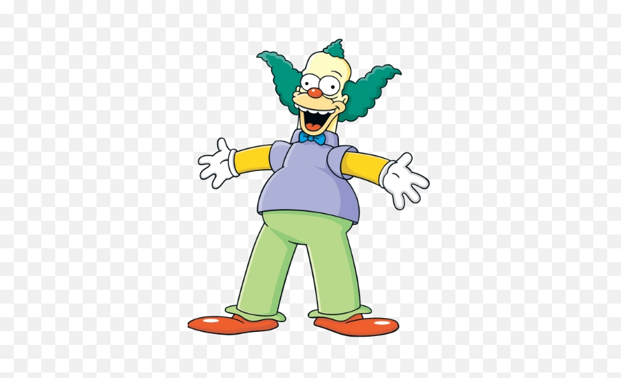 The Simpsons Krusty Clown Psd Official Psds - Crusty Clown Png,Los Simpson Png