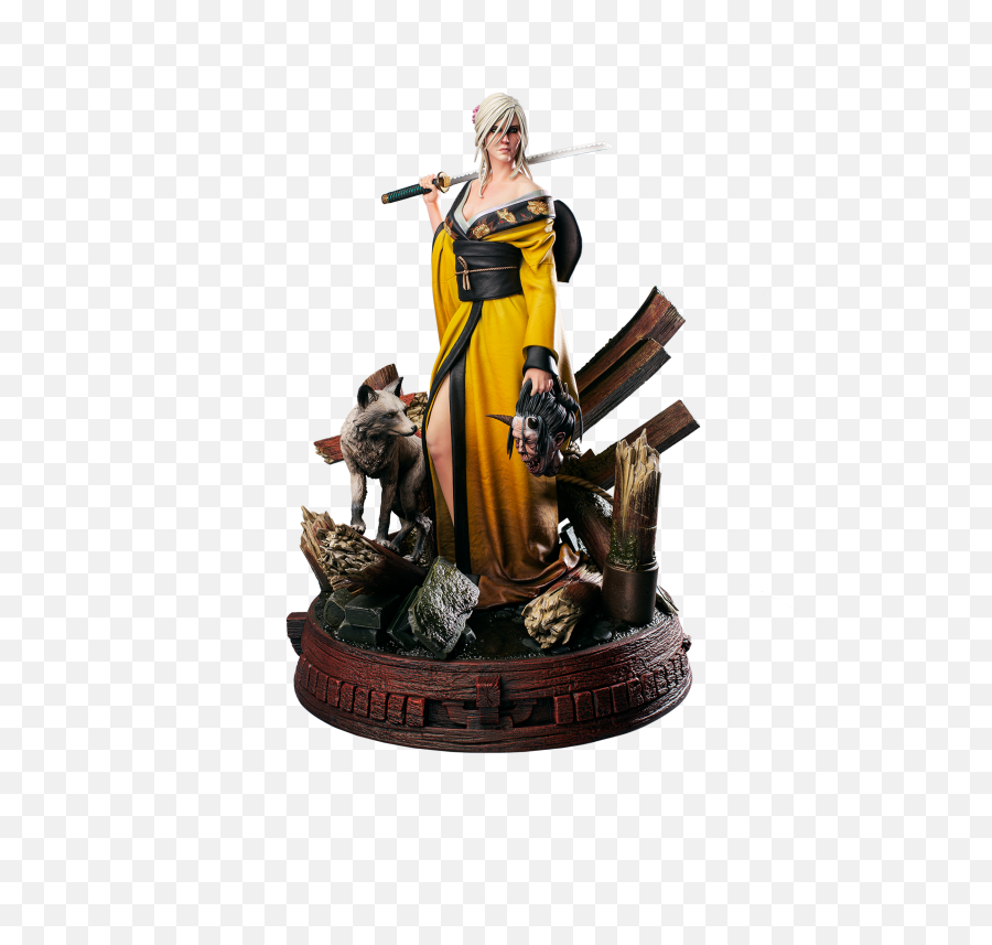 Ciri The Witcher Png All - Ciri Kitsune Figure,Witcher Png