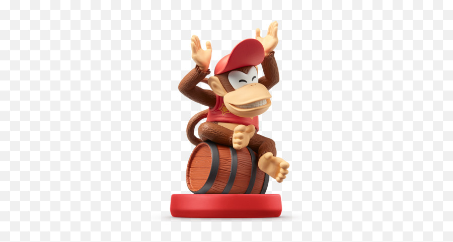 Diddy Kong Super Mario Amiibo Figure - Amiibo Life The Diddy Kong Super Mario Amiibo Png,Kong Png