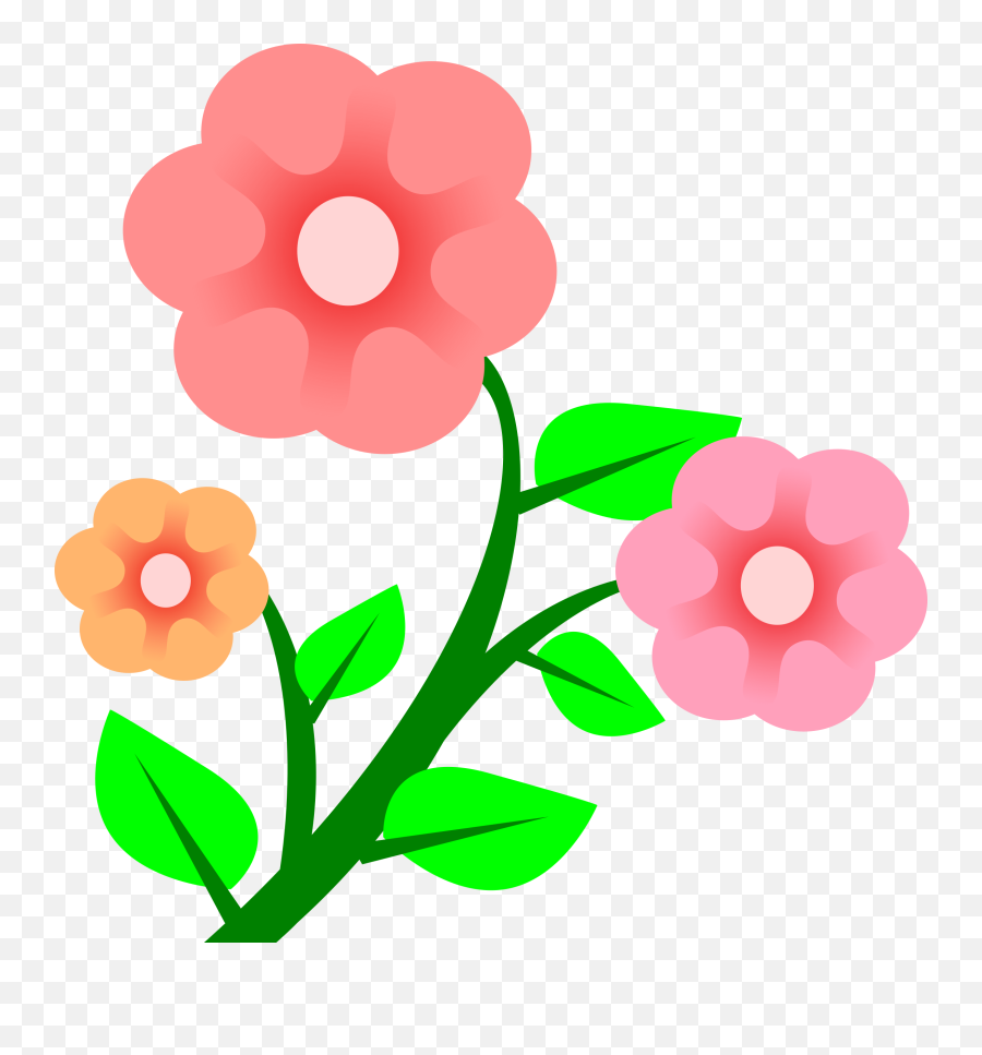Flower Transparent Png Clipart - Pink Flower Clip Art,Flower Cartoon Png