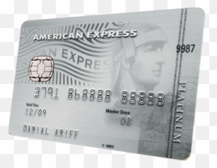 American Express Platinum Credit Card - Banknote Png,Credit Card Transparent Background