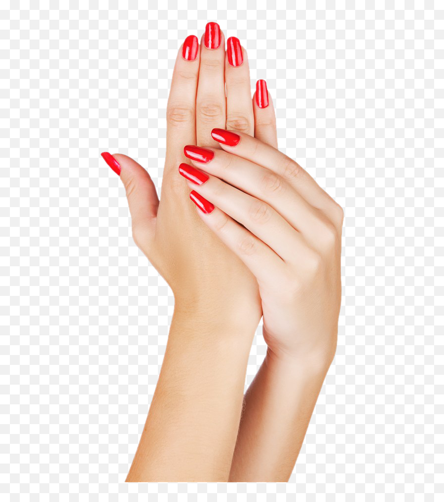 Download Painted Light Nails Nail Manicure Hands Polish - Manicure Hands Png,Manicure Png