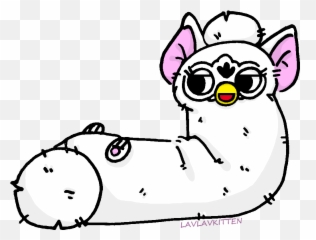 Download Long Furby 3 Hanging Out - Furby Drawing Png,Furby Png