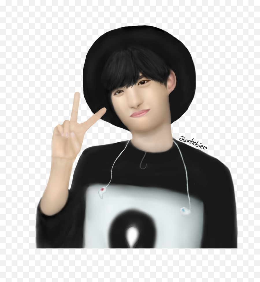 Jhope Drawing Hope Transparent Png - Girl,J Hope Png