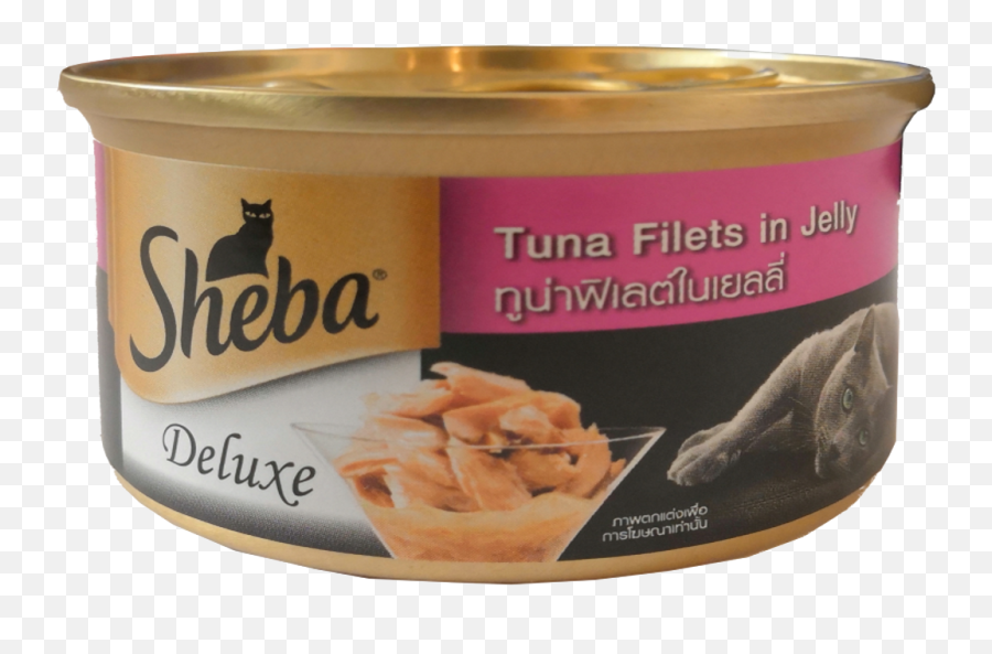 Sheba Deluxe Canned Food Tuna Fillets Jelly 85gm - Sheba Deluxe Tuna Fillets In Jelly Png,Canned Food Png