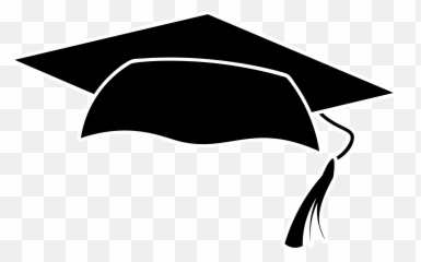 Library Of Black Graduation Cap Freeuse - Transparent Background Graduation Cap Clipart Png,Grad Hat Png