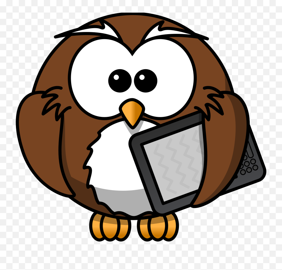 Cartoon Owl Transparent Background - Transparent Background Owl Png Clipart,Owl Transparent Background