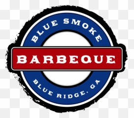 Blue - SmokeBlueRidge Barbeque Circle png