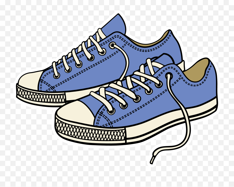 Sneakers Air Jordan Shoe Clip Art - Shoes Clipart Transparent Background Png,Cartoon Shoes Png