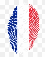 Free French Flag Transparent Background Download Clip - French Flag Fingerprint Png,French Flag Transparent Background
