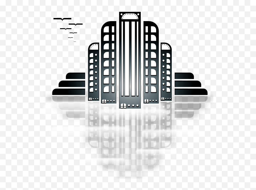 Download Art Deco Architecture Icon Png Image With No - Art Deco Buildings Clip Art,Architecture Icon Png